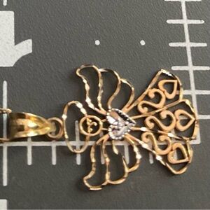 14KT Gold Singapore Angel Chain New with Tags as pictured